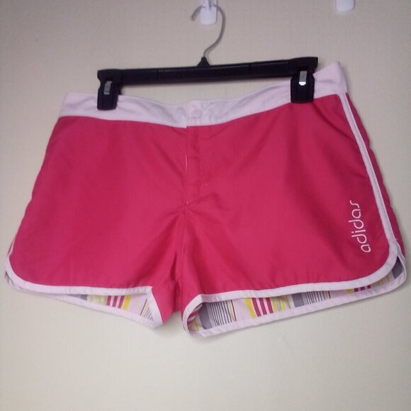 adidas Pants - Adidas Shorts Women M ? Running Active Athletic Snap Hook Loop Pink
